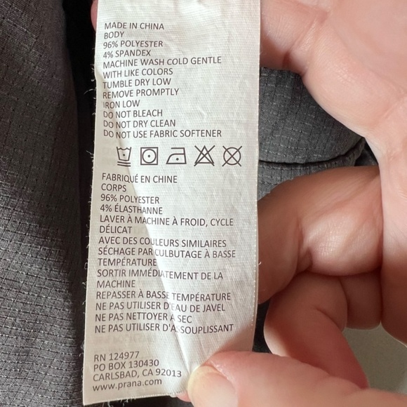 PrAna Womens Hybridizer Pants Brown Pocket Hiking Outdoor Campcore Stretch Large - Picture 12 of 12